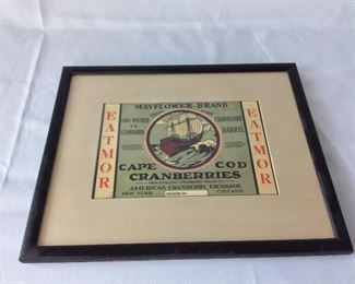 Mayflower Brand Cranberries, Cape Cod.