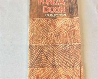 Tonga Door and Wrought Iron Wine Storage Rack Made by The Valley Forge, Zimbabwe.  From the Tonga Tribe, Zambezi River, Zimbabwe.