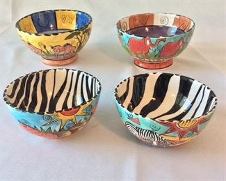 Hand Painted Bowls, Penzo, Zimbabwe. 