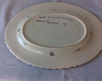 Hand Painted Plate, Penzo, Zimbabwe.