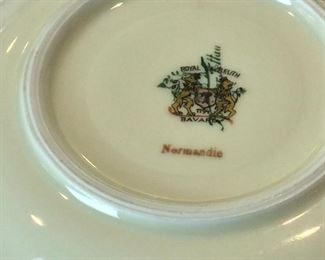 Royal Bayreur Normandie Bavaria Tea Cups and Saucers.