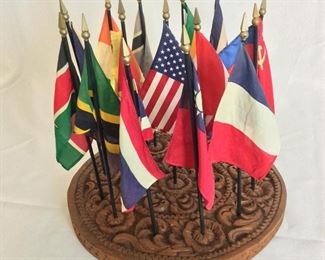 Flags of the Nations of Foreign Service. 