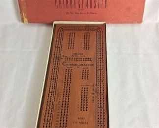 Once-A-Round Three Track Cribbage, Drueke CribbageMaster Model 1950.