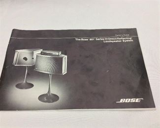 Bose 901 Series VI Direct Reflecting Loudspeaker System. Bose 901 Series VI Active Equalizer.  