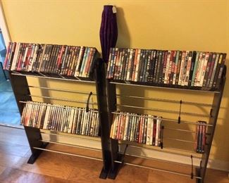 Hundreds of DVDs.