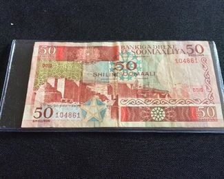 Somalia 50 Shillings, 1983.