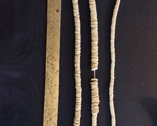 Strands of Ostrich Shell Beads, Zimbabwe.