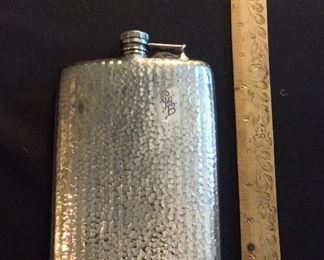 Antique Silver Plate Flask.