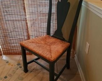 rush seat chair $15