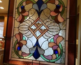 stained glass panel $40