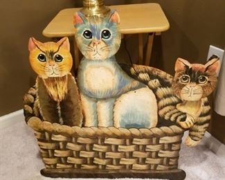 cats in the basket $65
