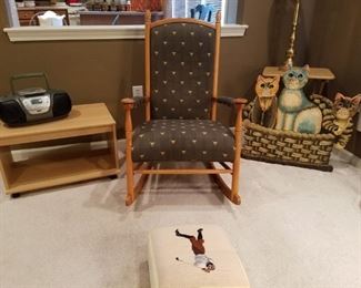 rocking chair $35 TV stand $10 