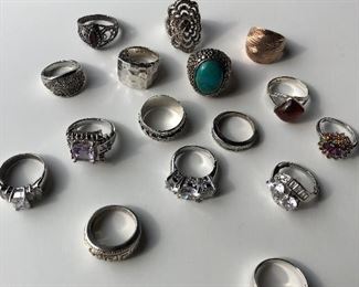 Sterling rings