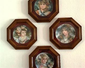 Framed collector plates