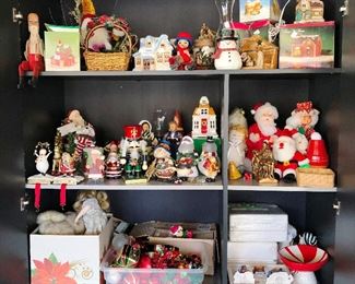 Christmas including Nutcrackers, Ornaments