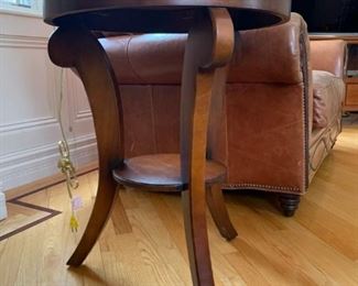 Round Accent Table, Pair