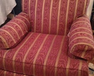 Upholstered club chair