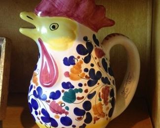 Rooster pitcher