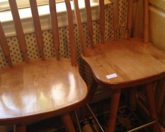 Two matching bar stools
