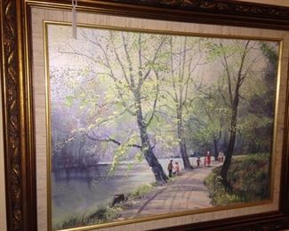 Framed and matted art