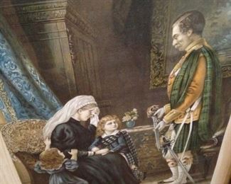 "Return of the Sword" framed art