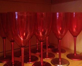 Non-breakable wine glasses