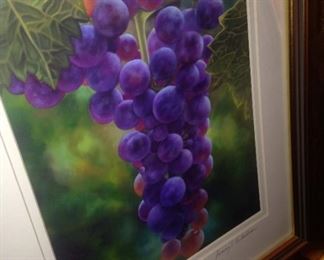 Grape cluster art