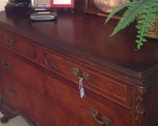 Antique dresser with mirror
