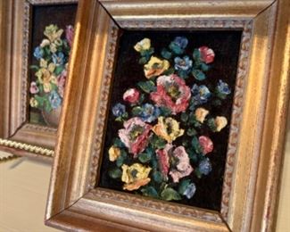 Pair of miniature paintings.