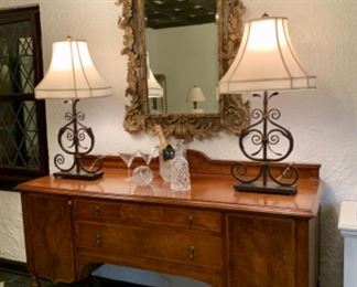 Antique sideboard.
