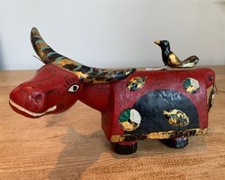 Whimsical bull.