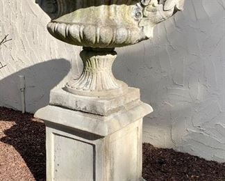 Large, antique concrete planter. YOU MOVE! Or ask about delivery options. :)