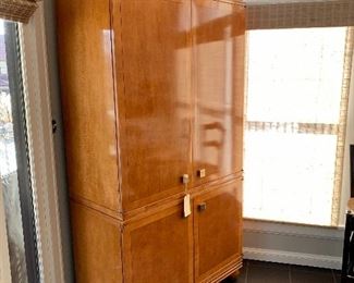 Custom furnishing by Hickory White: smart armoire.