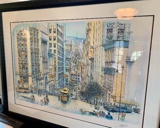Limited edition print of San Fran