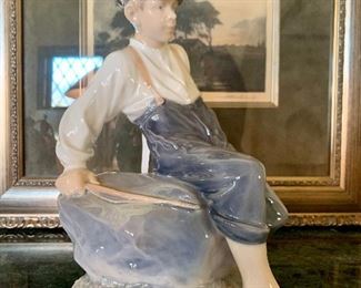 Royal Copenhagen statue.