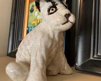 Artisan dog figurine