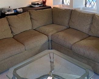 Crate and Barrel sofa sectional.