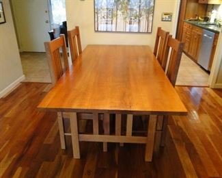Popanoosec Farm Dining Room Table and 6 Chairs original cost $6,000.