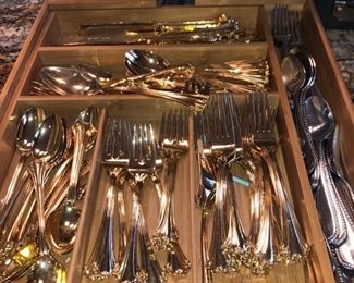 Gold flatware 