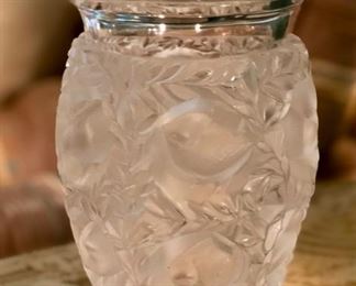 Lalique vase 