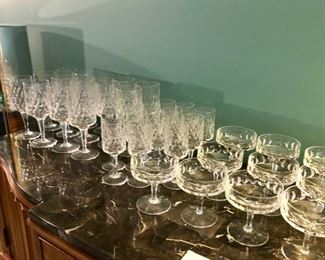 Crystal glassware 