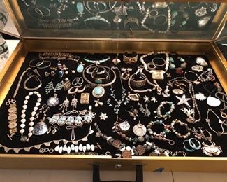 Sterling & costume jewelry 