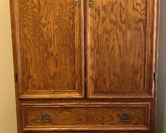 Oak Armoire/Office