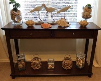 Console, Ocean-Themed Decor