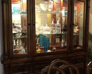 Matching Lighted Hutch