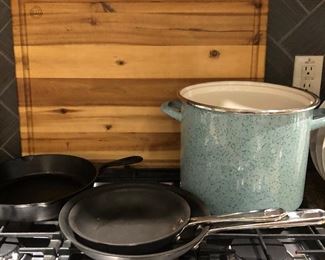 Pots and Pans, Cutting Board 