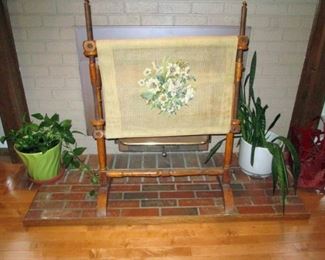 Living Room:  Needle Point Stretcher