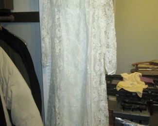 Hall Closet:  Vintage Dress White Lace