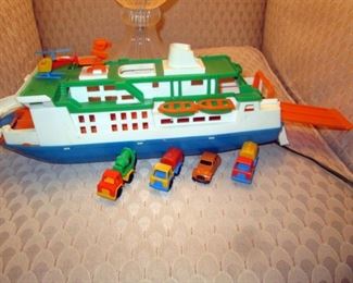 Kitchen Area: Ferry Boat w/Cars, Helicopter.