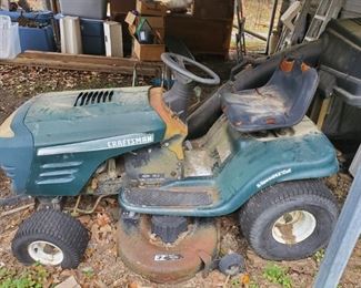 Craftsman Mower AS IS. Motor cranks, but then shuts off. 